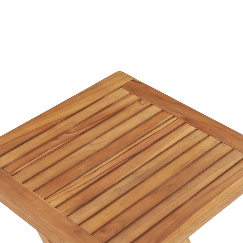 Sammenleggbart hagebord 45x45x45 cm heltre teak