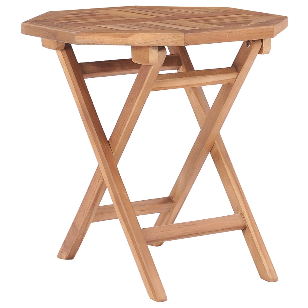 Sammenleggbart hagebord 45x45x45 cm heltre teak