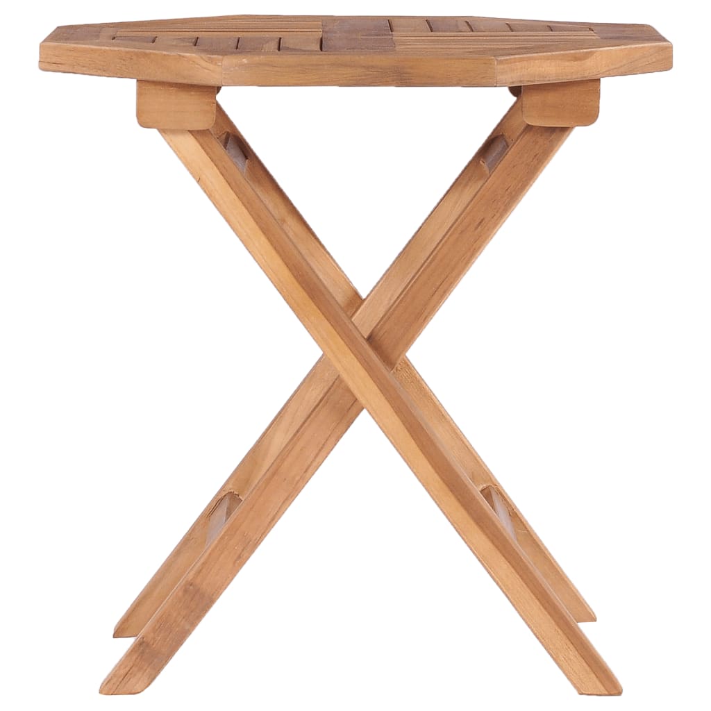 Sammenleggbart hagebord 45x45x45 cm heltre teak