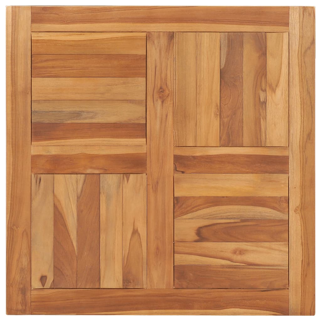 Bordplate heltre teak 70x70x2,5 cm