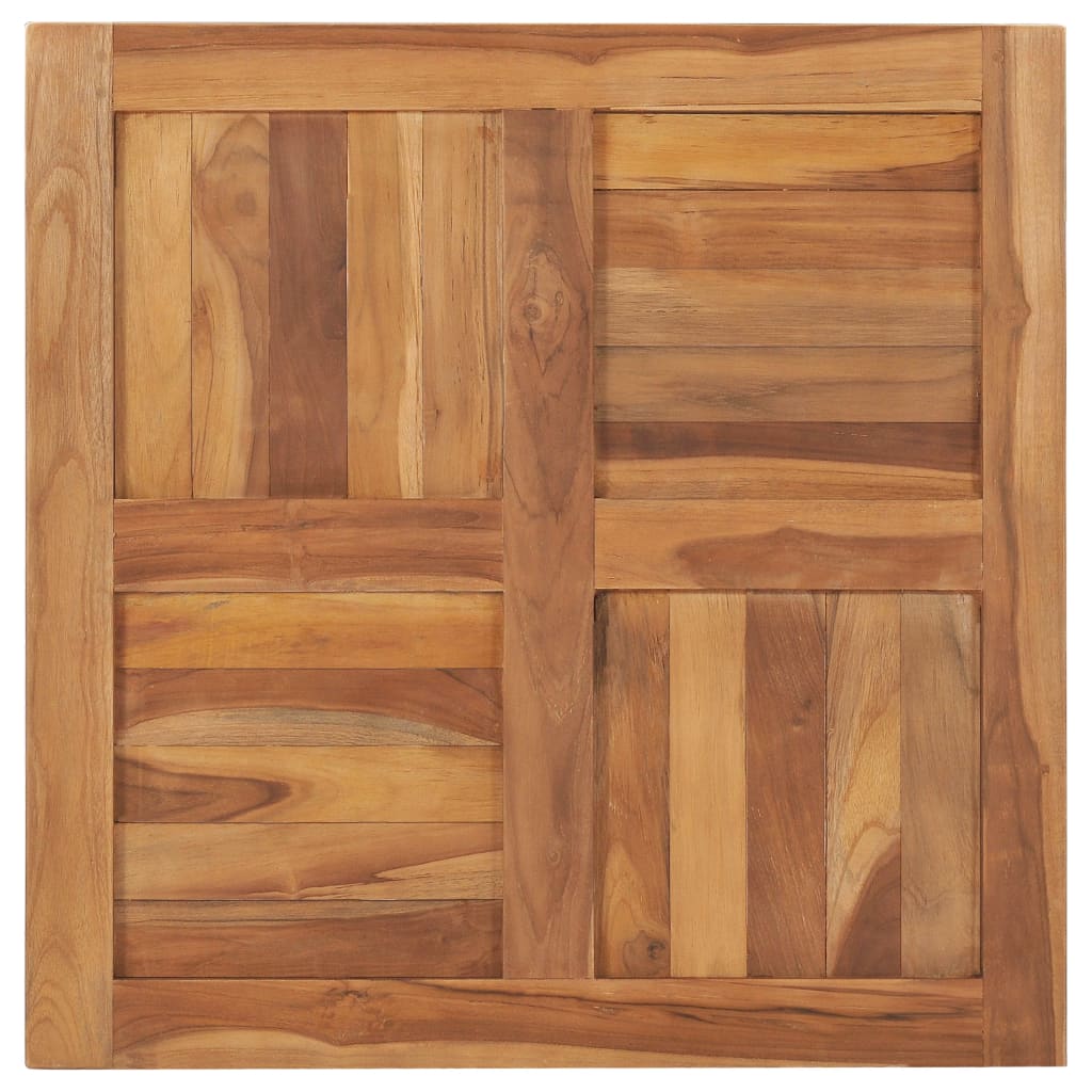 Bordplate heltre teak 70x70x2,5 cm