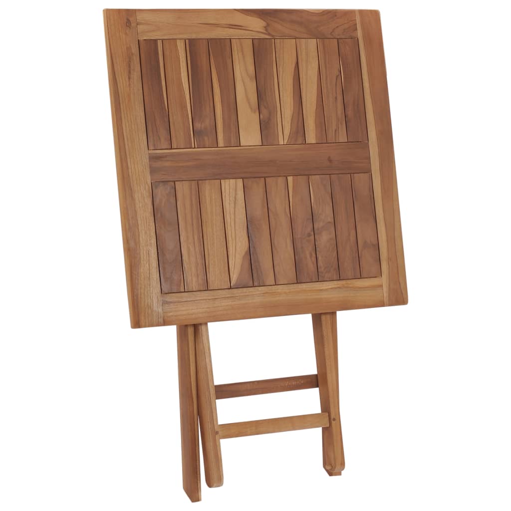 Sammenleggbart hagebord 60x60x75 cm heltre teak