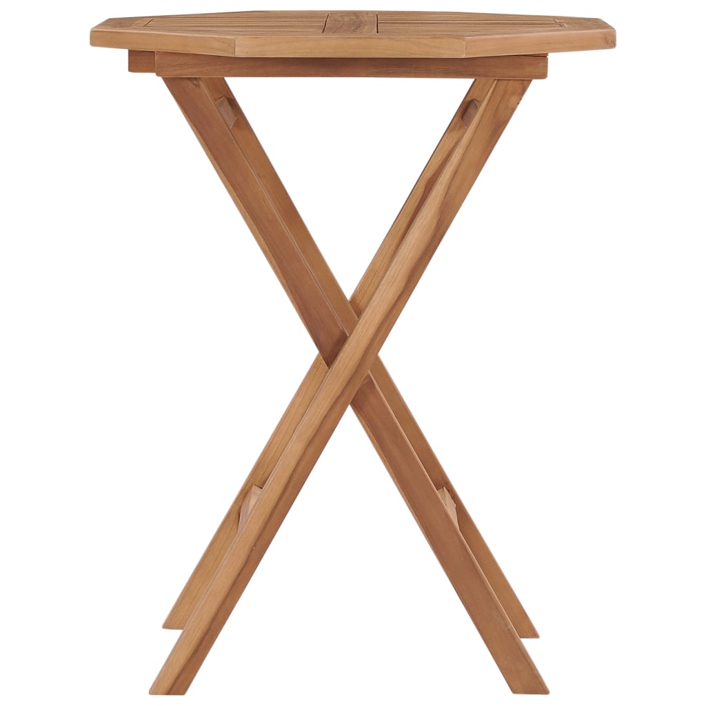Sammenleggbart hagebord 60x60x75 cm heltre teak