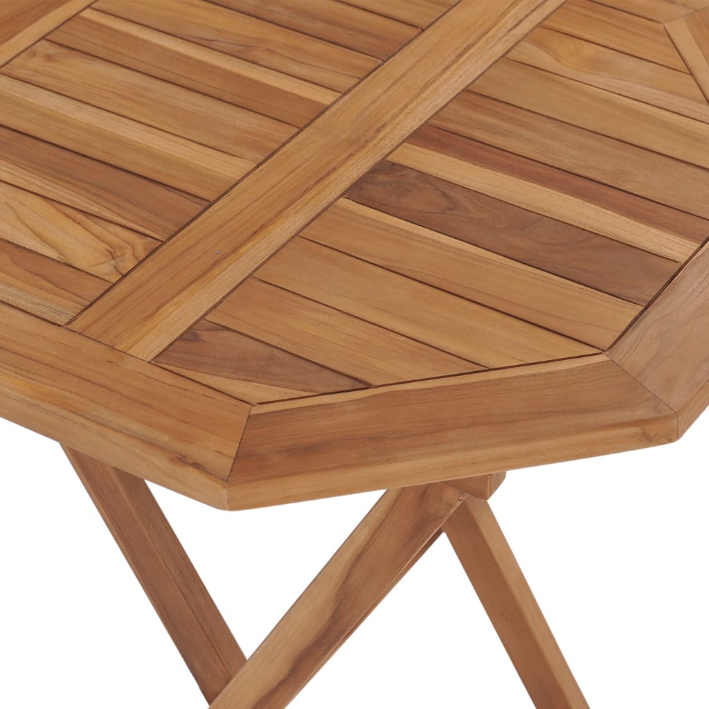Sammenleggbart hagebord 60x60x75 cm heltre teak