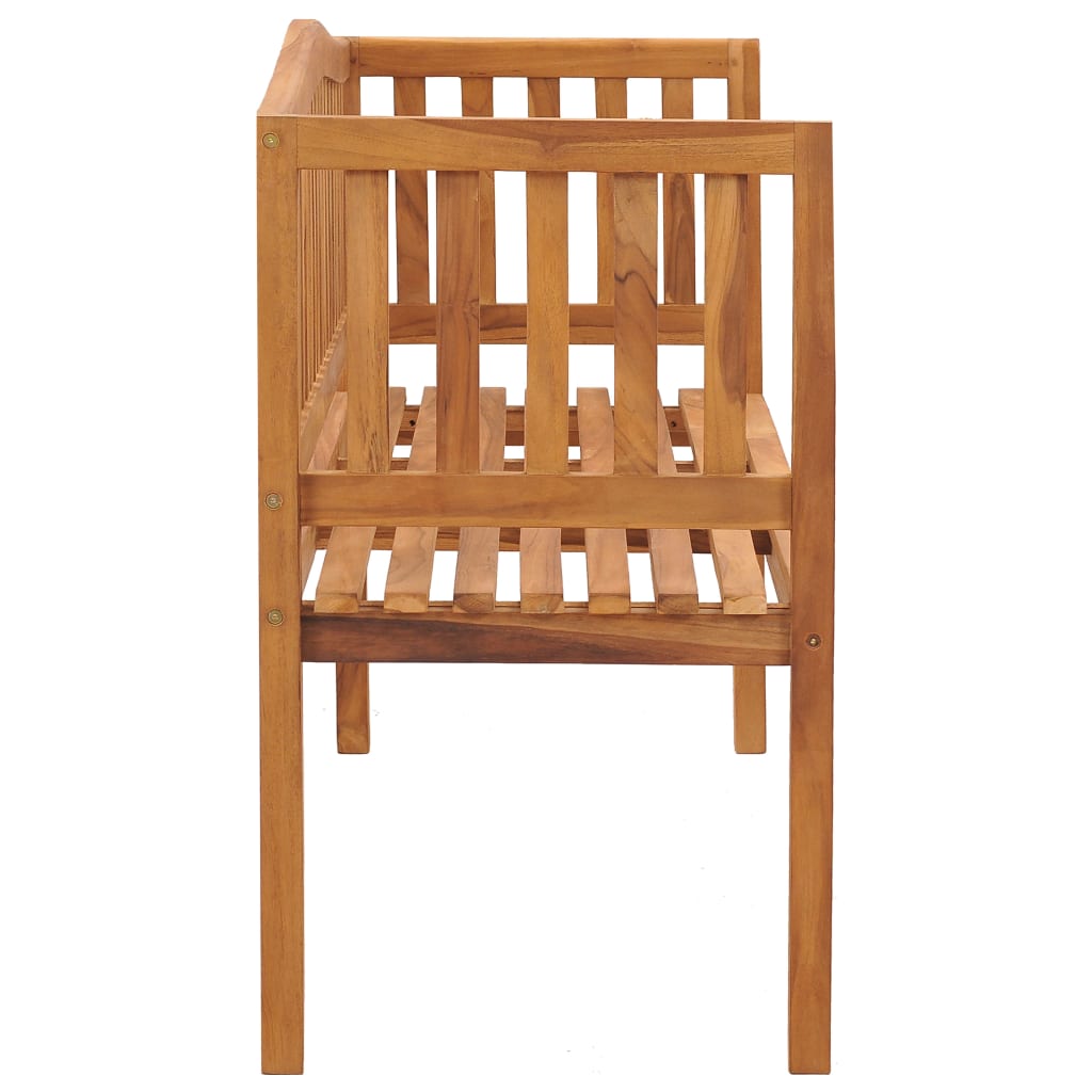 Hagebenk 150 cm heltre teak