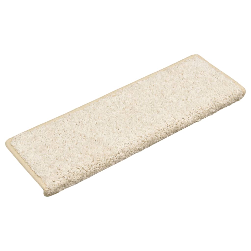 Trappetrinnstepper 15 stk 65x21x4 cm hvit