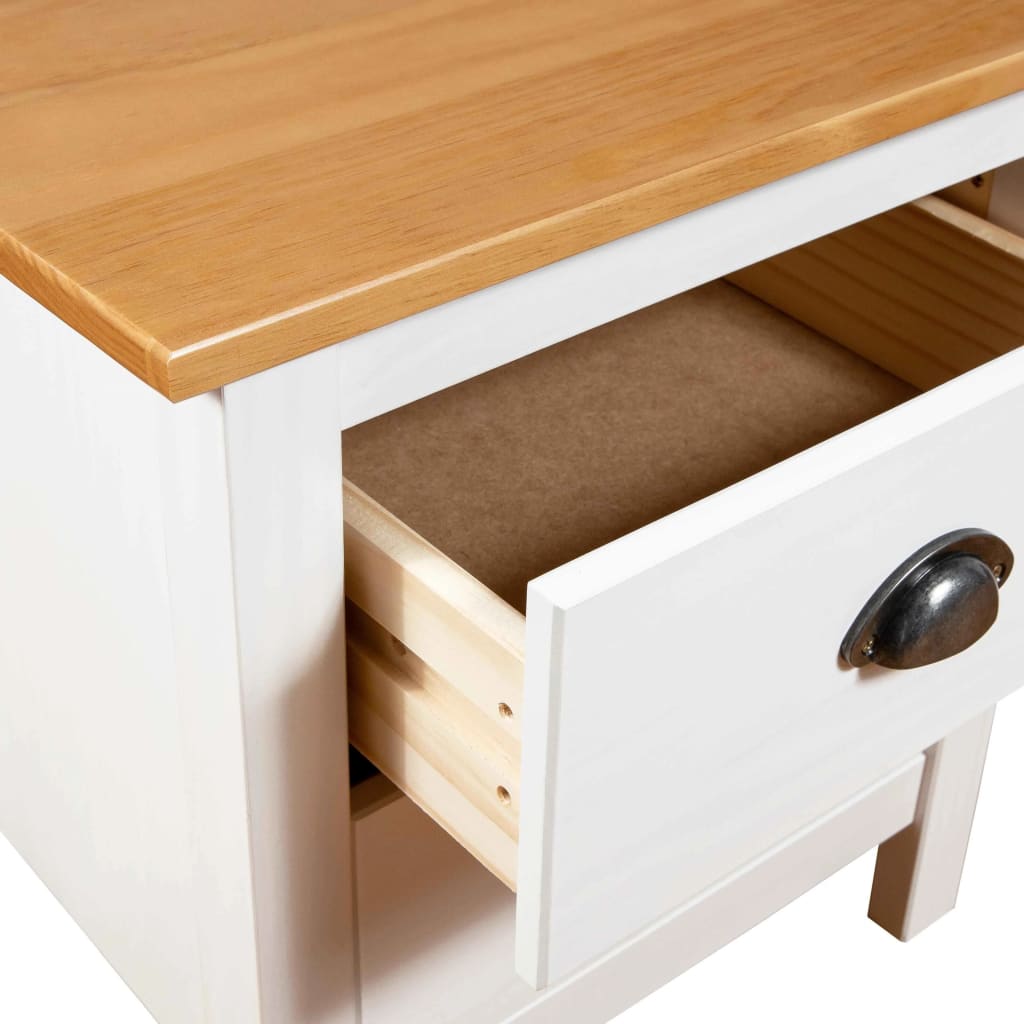 Nattbord 2 stk Hill 46x35x49,5 cm heltre furu