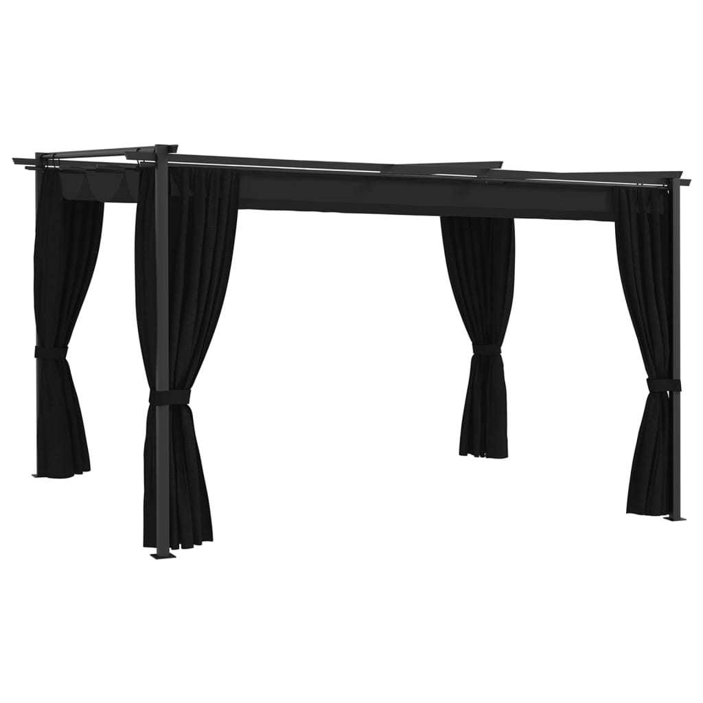 Paviljong 4x3 m antrasitt