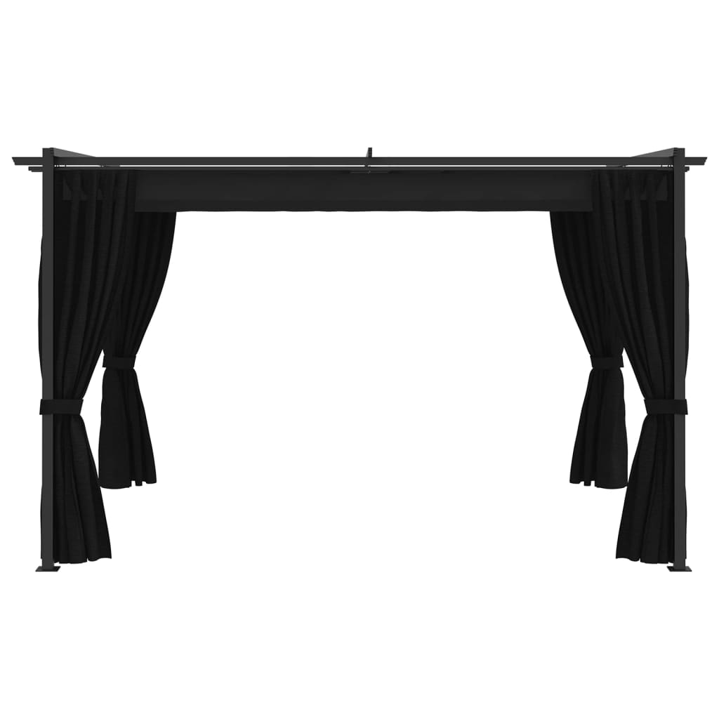 Paviljong 4x3 m antrasitt