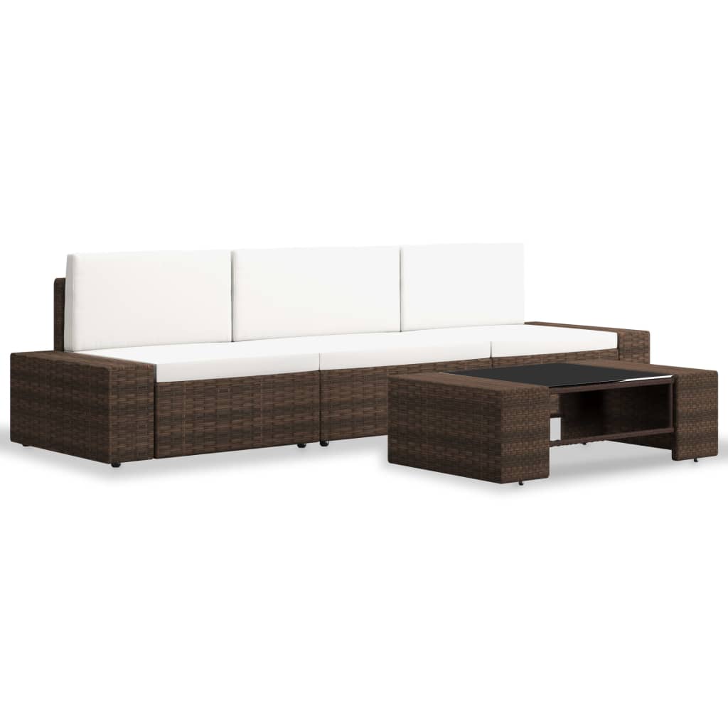 Hagesofagruppe 4 deler polyrotting brun