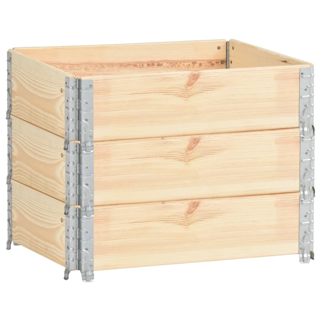 Høybed 3 stk 60x80 cm heltre furu