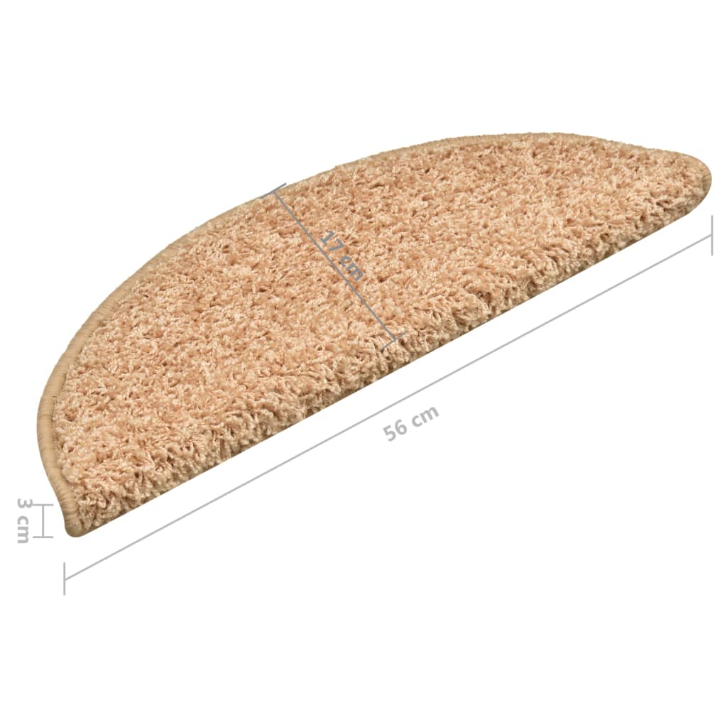 Trappetrinnstepper 15 stk gull 56x17x3 cm