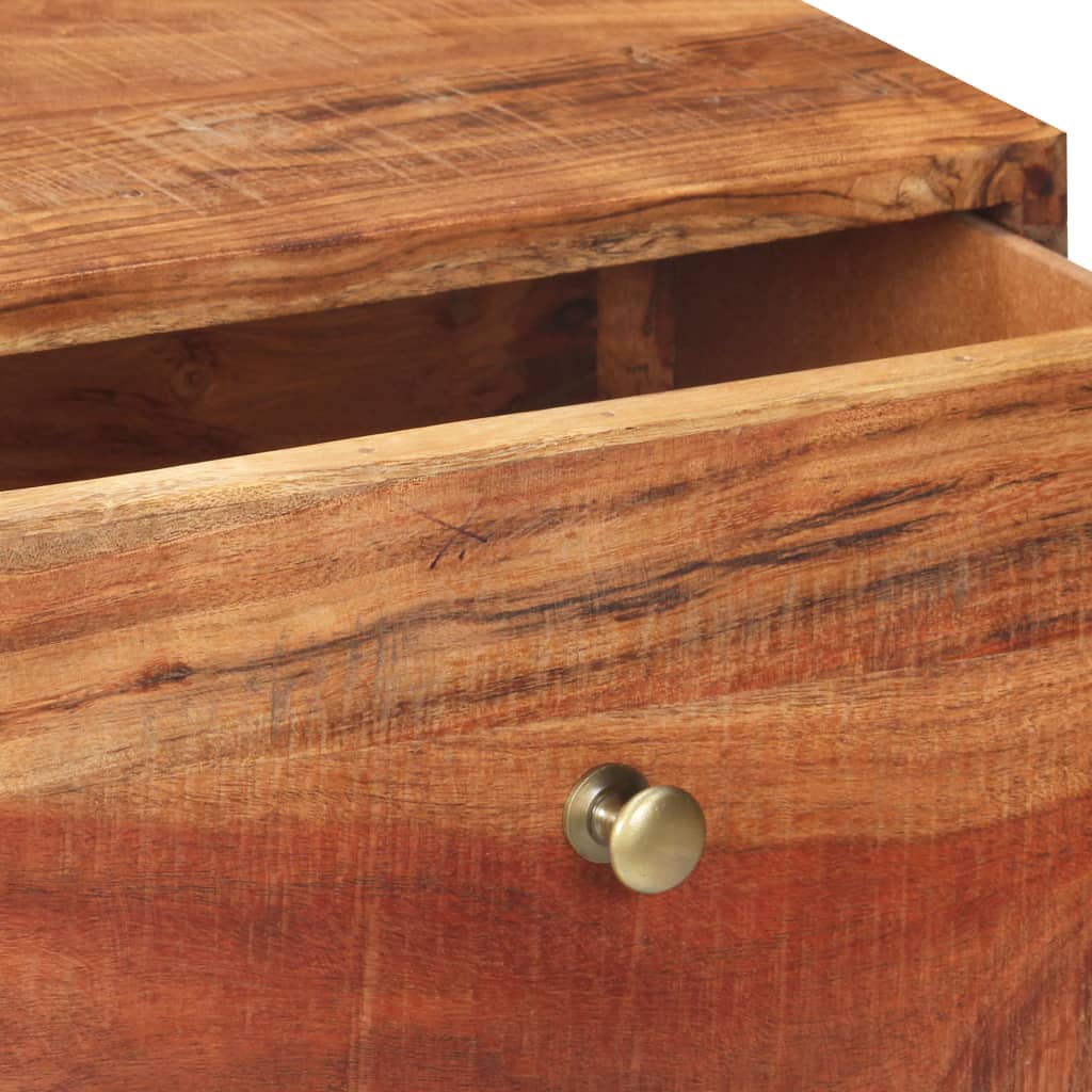 Konsollbord 90x35x75 cm grovt akasietre