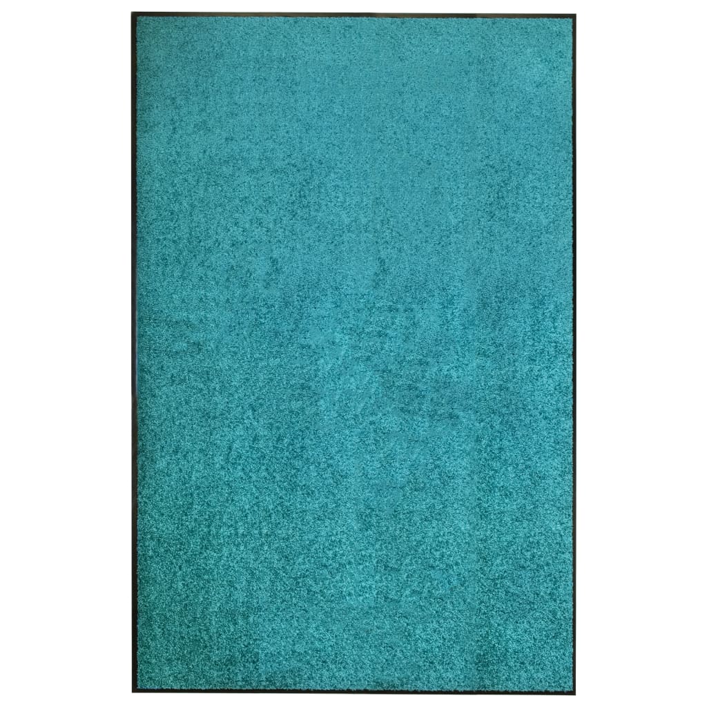Dørmatte vaskbar turkis 120x180 cm