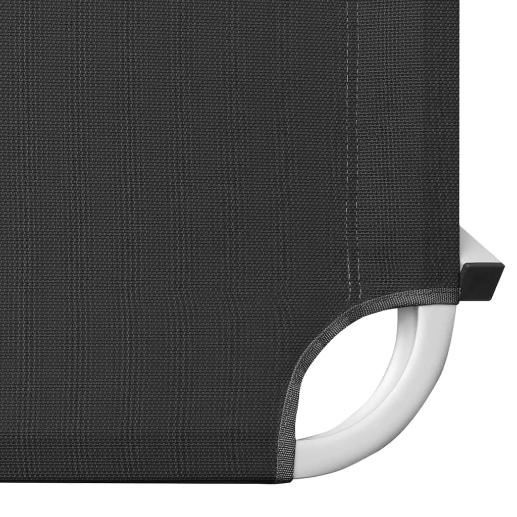 Solseng aluminium og textilene svart