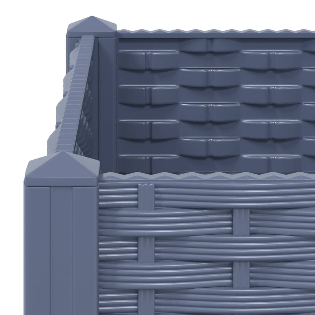 Høybed 120x40x23 cm polypropylen