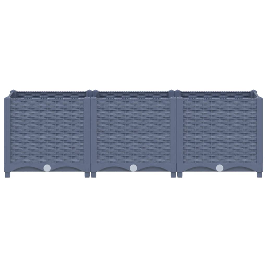 Høybed 120x40x38 cm polypropylen