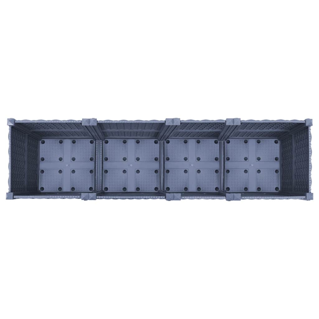 Høybed 160x40x38 cm polypropylen