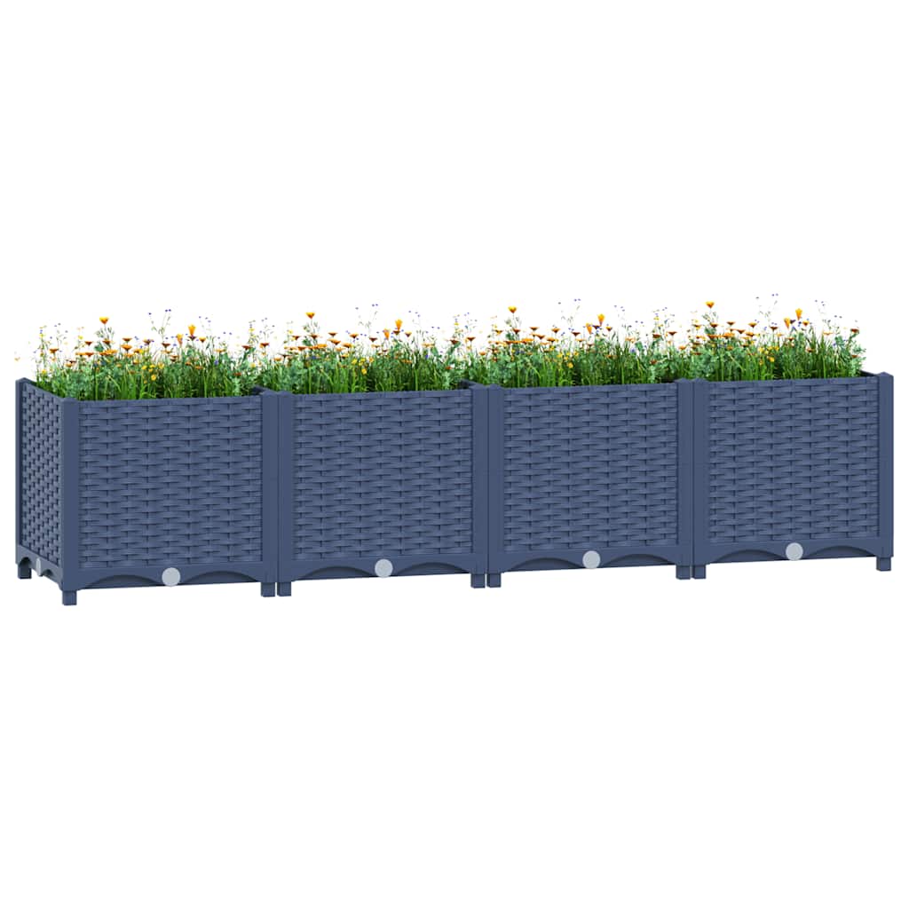 Høybed 160x40x38 cm polypropylen