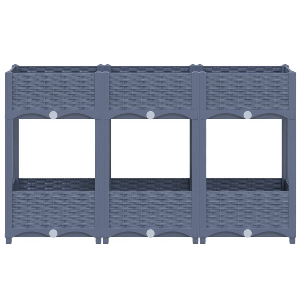 Høybed 120x40x71 cm polypropylen