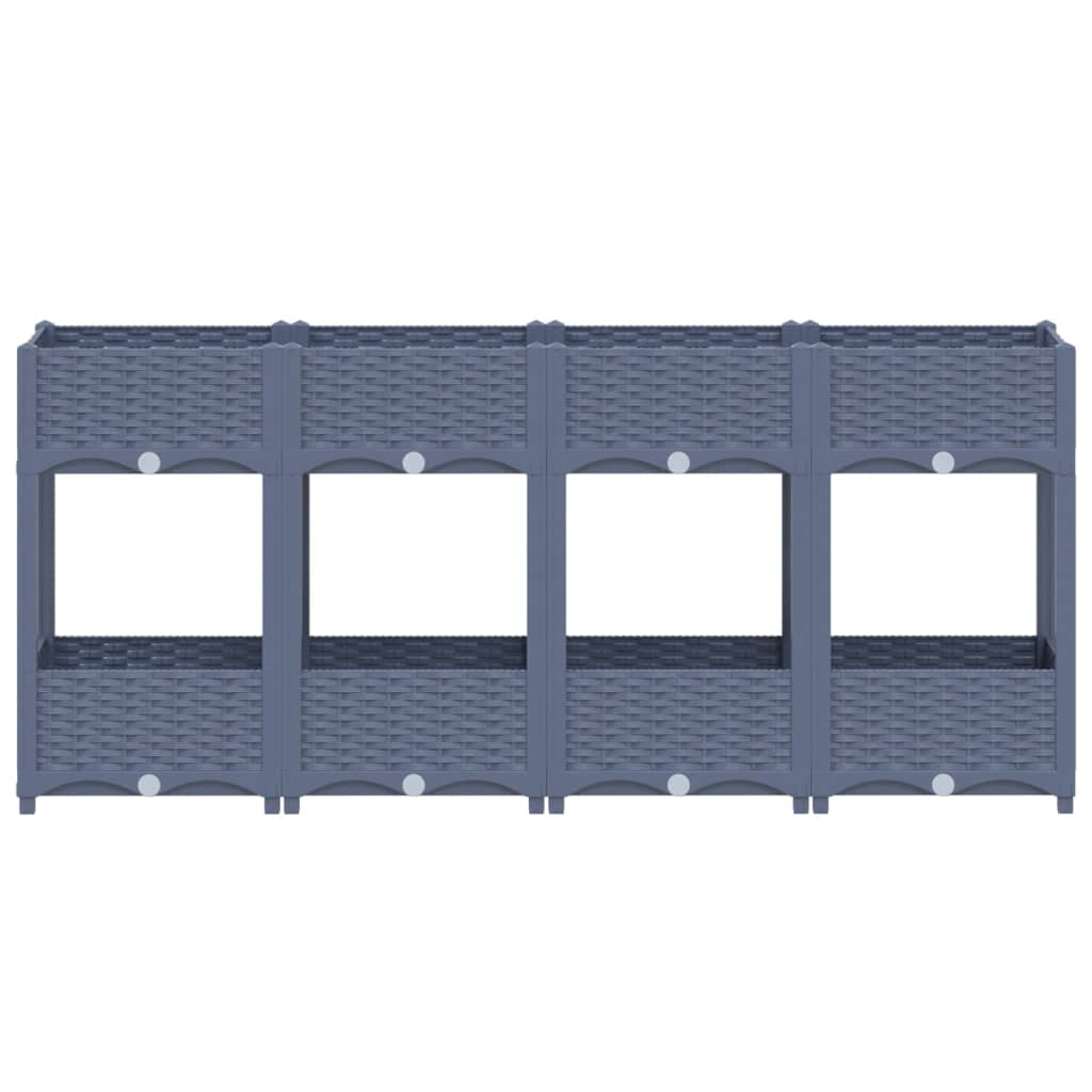 Høybed 160x40x71 cm polypropylen