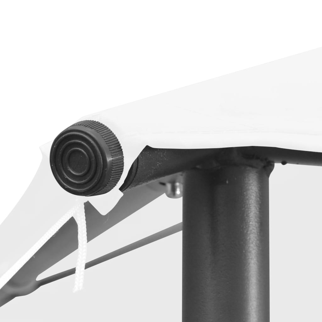 Paviljong 3x3x2,9 m hvit 180 g/m²