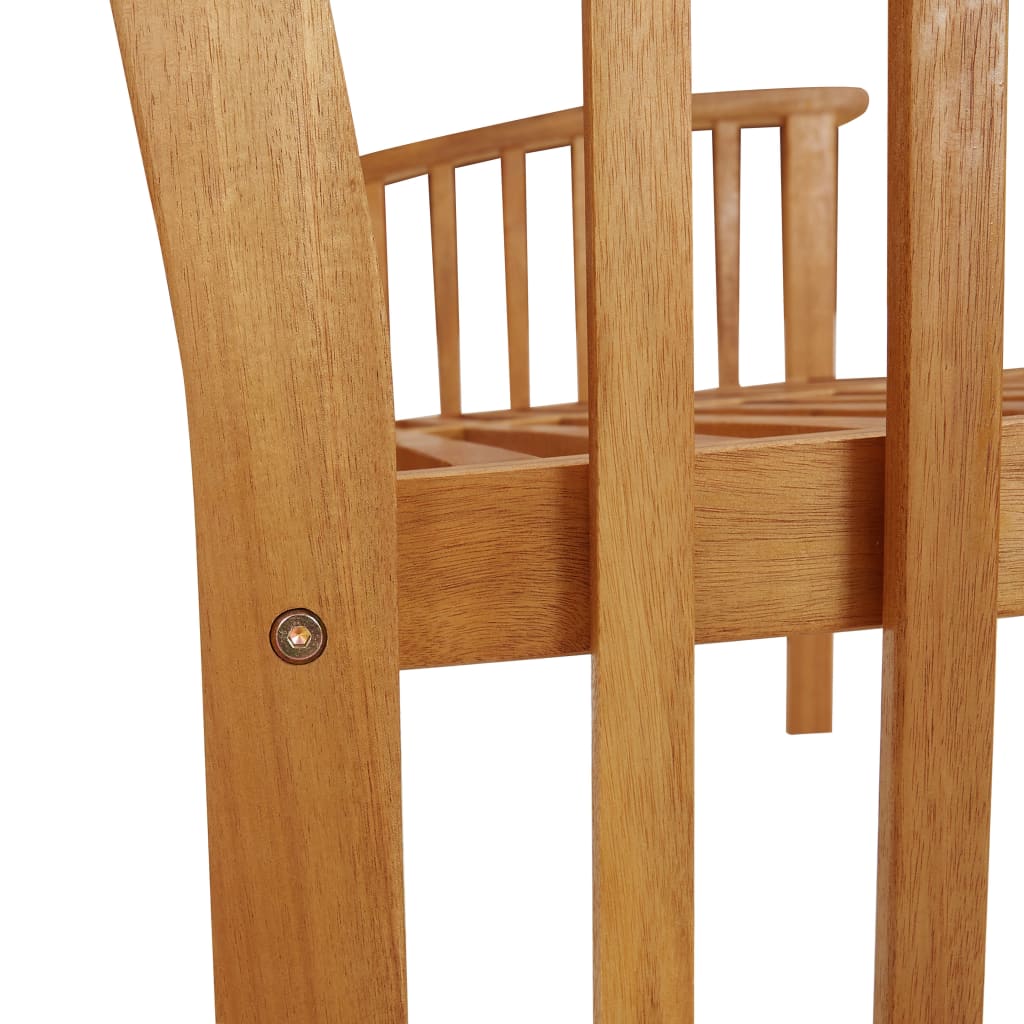 Hagebenk 119 cm heltre akasie