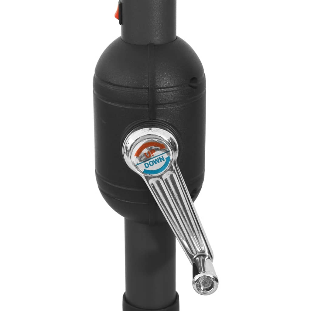 Hageparasoll med LED-lys 400 cm asurblå