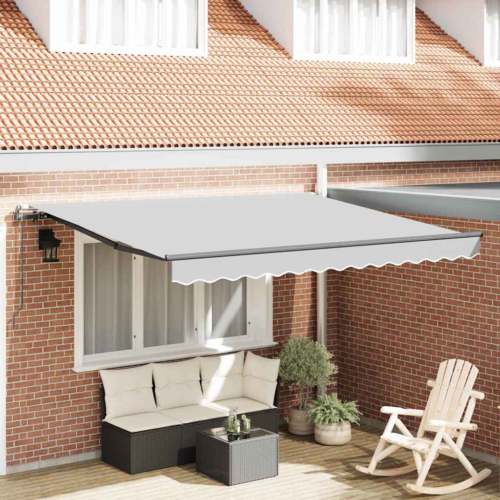 Markise Manual Antrasitt 3,5 x 2,5 m Metall