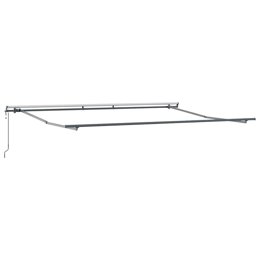 Markise Manual Antrasitt 4,5 × 3 m Metall