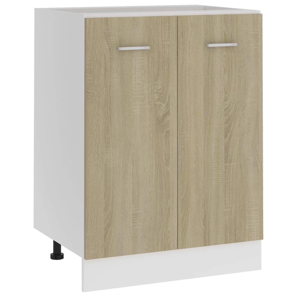 Bunnskap sonoma eik 60x46x81,5 cm konstruert tre