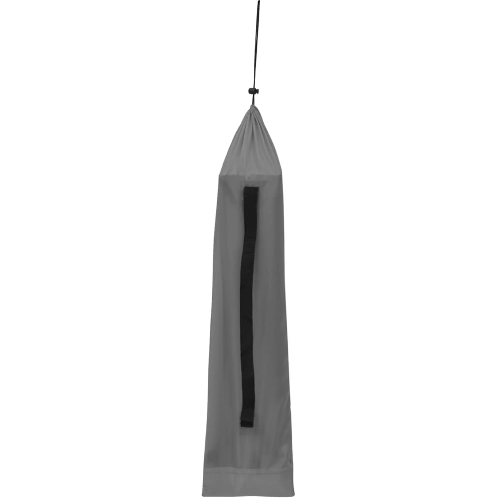 Campingseng 180x60x19 cm oxfordstoff og stål grå