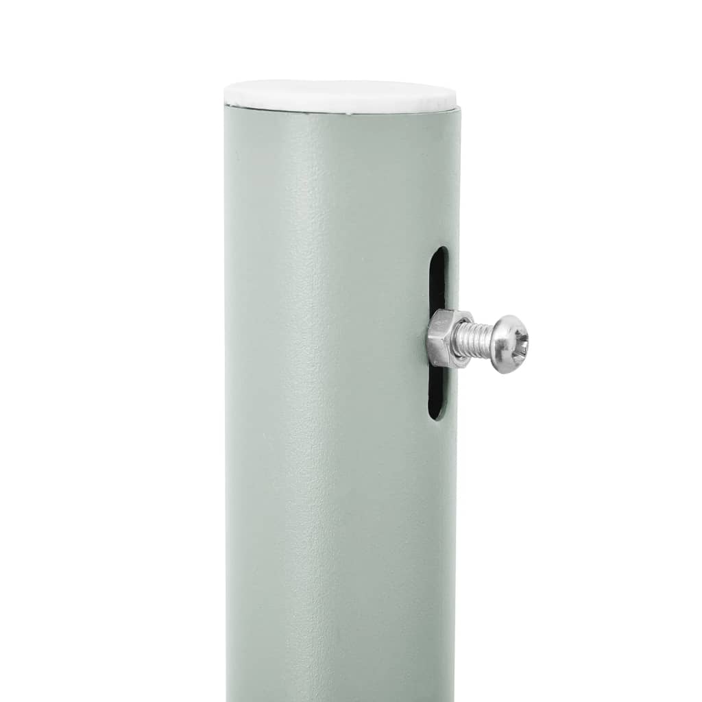 Uttrekkbar sidemarkise 600x160 cm blå