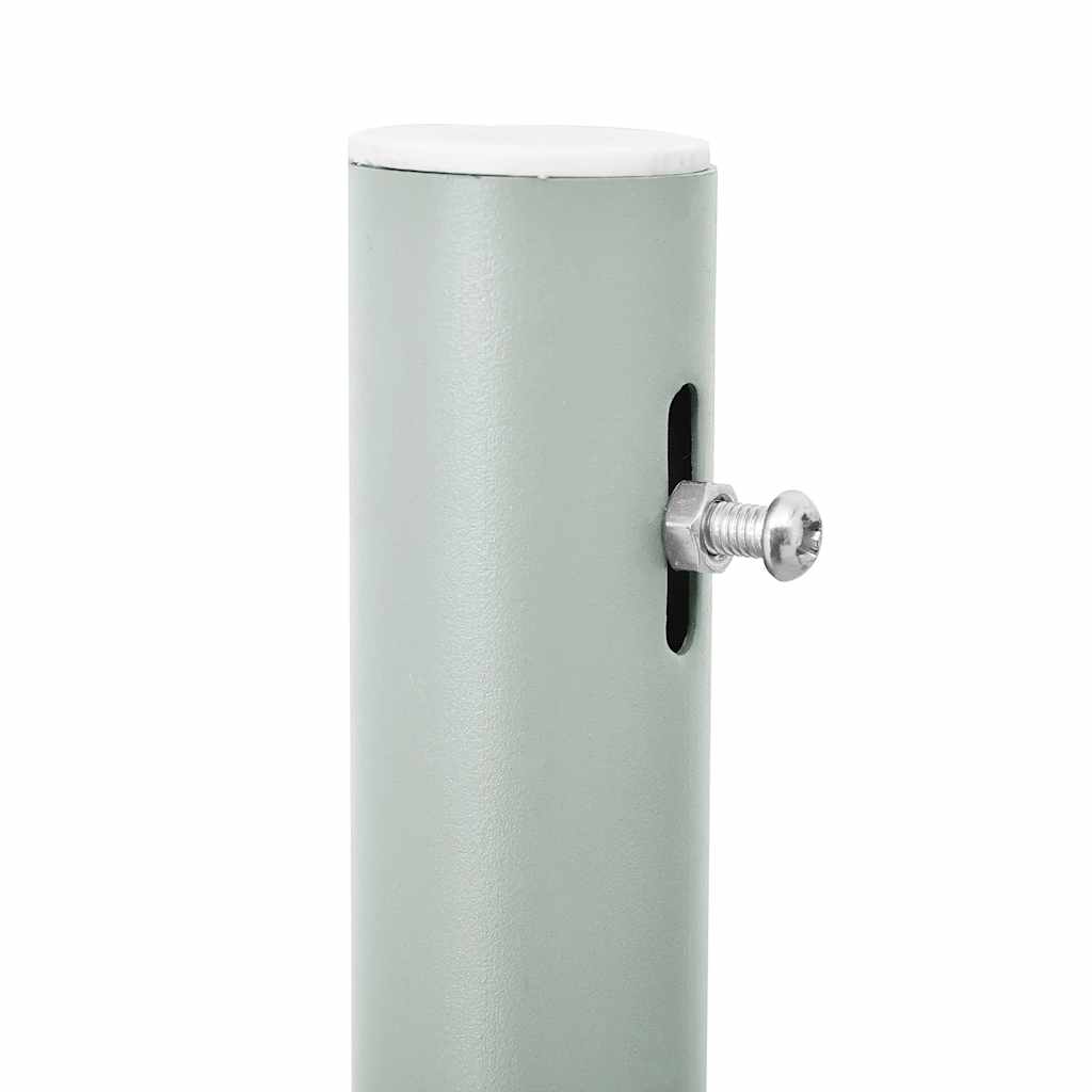 Uttrekkbar sidemarkise 600x160 cm grå