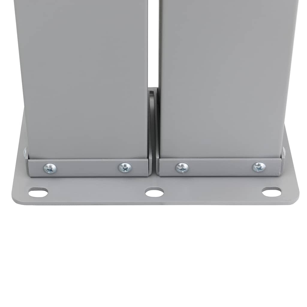 Uttrekkbar sidemarkise 140x1200 cm antrasitt