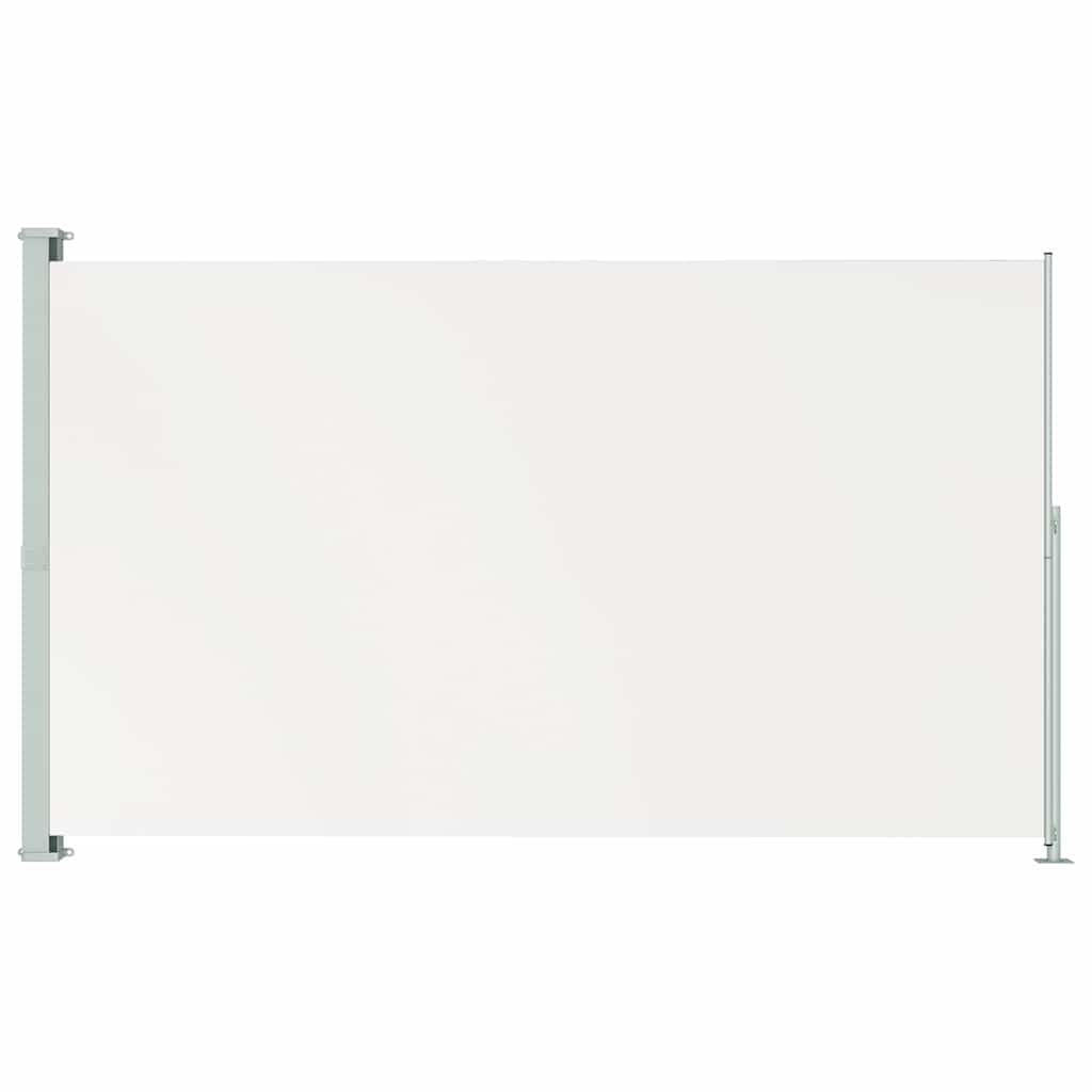 Uttrekkbar sidemarkise 200x300 cm kremhvit