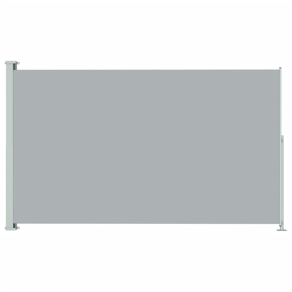Uttrekkbar sidemarkise 200x300 cm grå