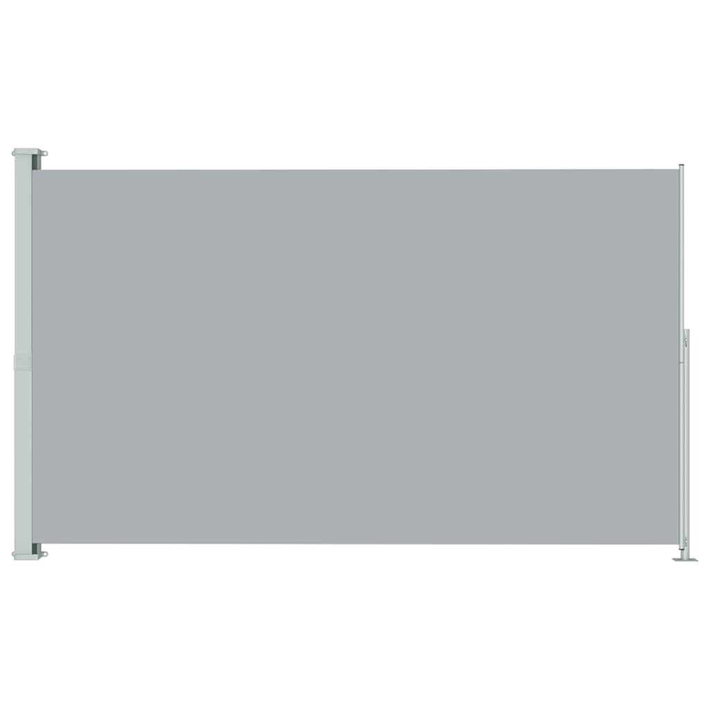 Uttrekkbar sidemarkise 200x300 cm grå