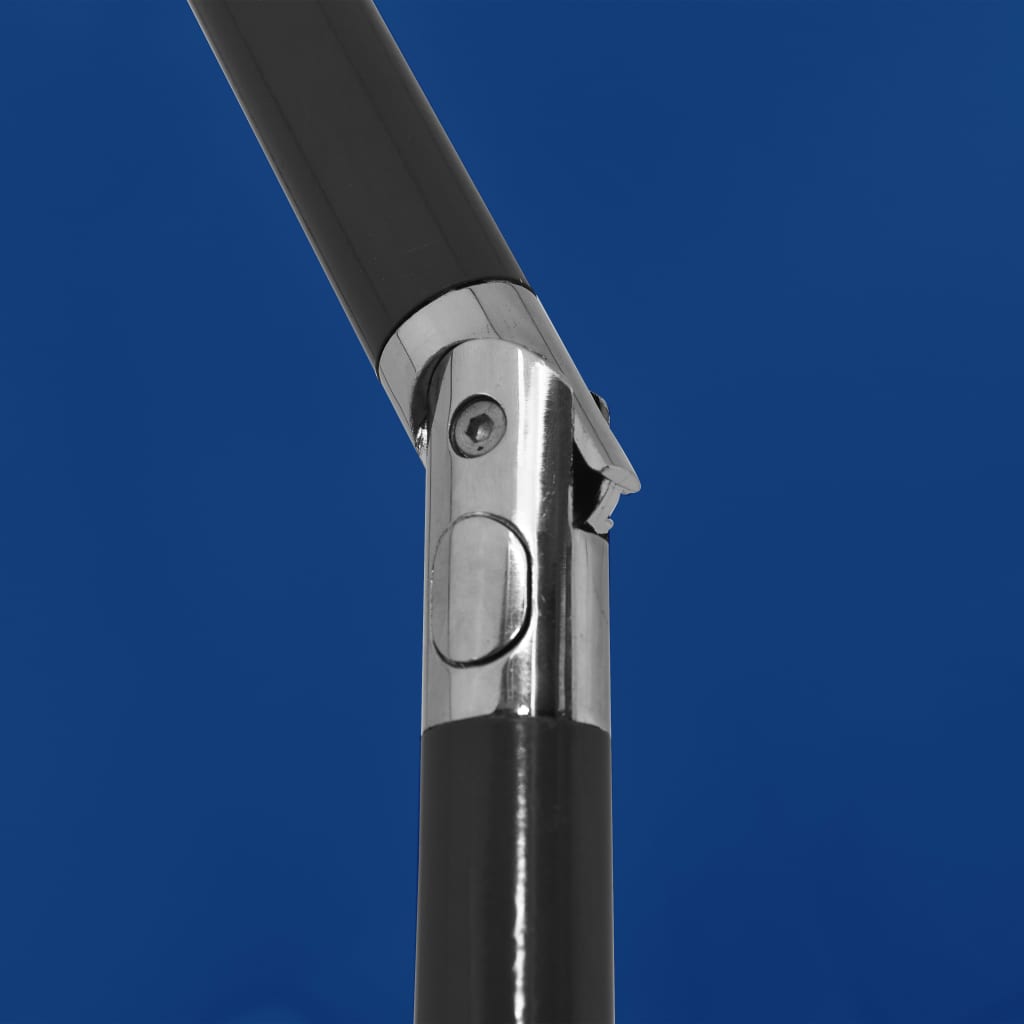 Strandparasoll asurblå 200x125 cm