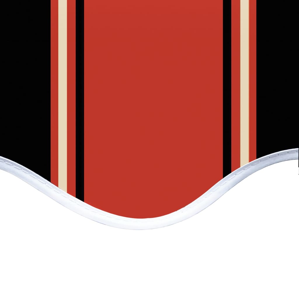 Erstatningsduk for markise oransje og brun 5x3,5 m