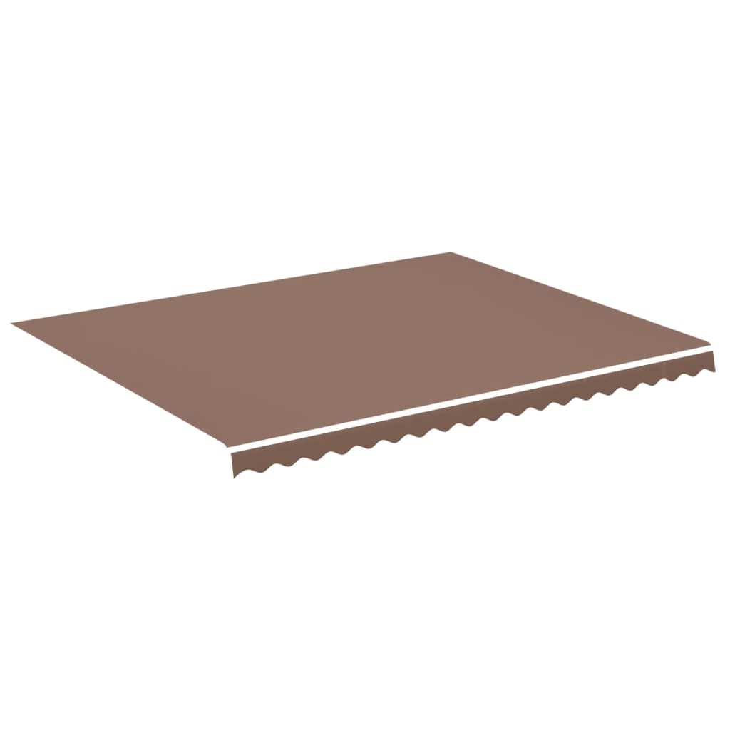 Erstatningsduk for markise brun 4,5x3,5 m