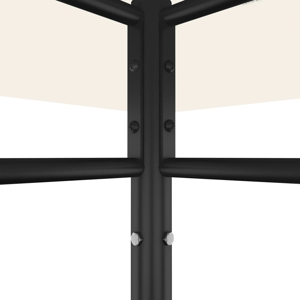 Paviljong 384x281x270 cm kremhvit 180 g/m²