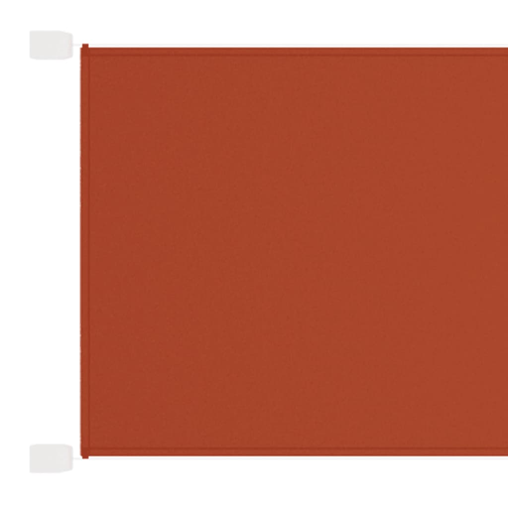 Vertikal markise terrakotta 180x1200 cm oxfordstoff