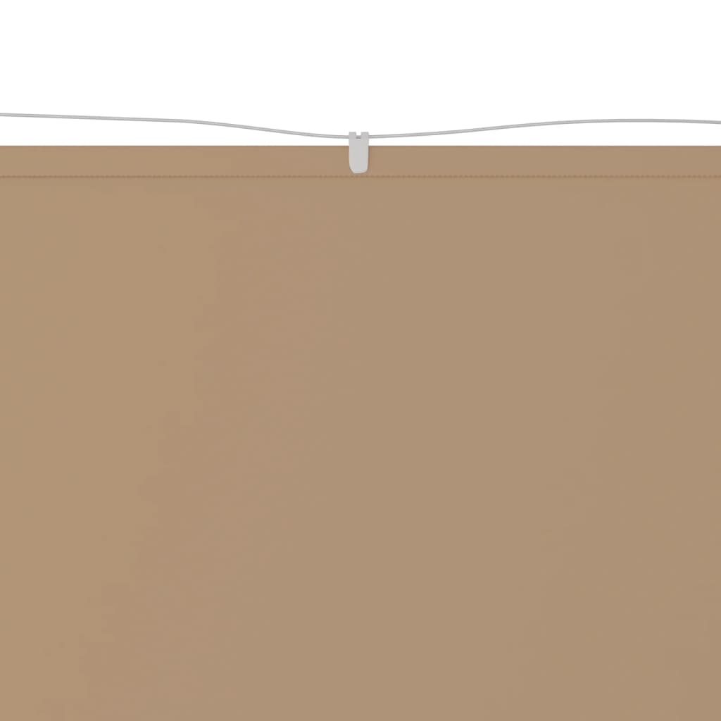 Vertikal markise gråbrun 60x1200 cm oxford stoff