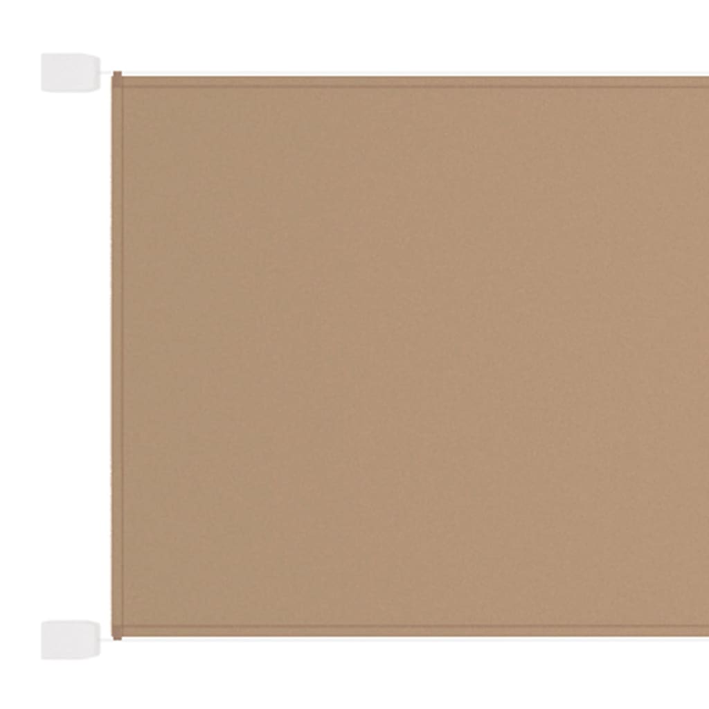 Vertikal markise gråbrun 100x1000 cm oxford stoff