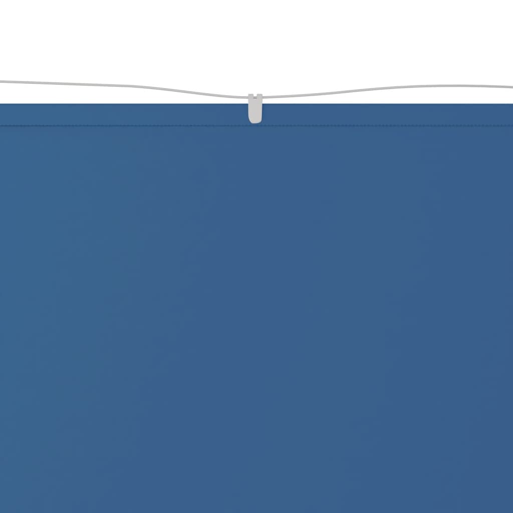 Vertikal markise blå 140x360 cm oxfordstoff