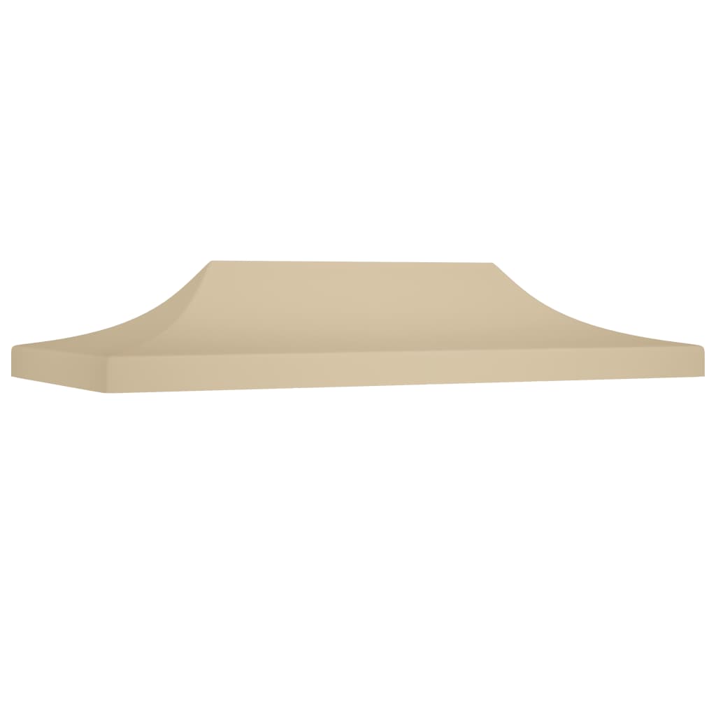 Teltduk for festtelt 6x3 m beige 270 g/m²