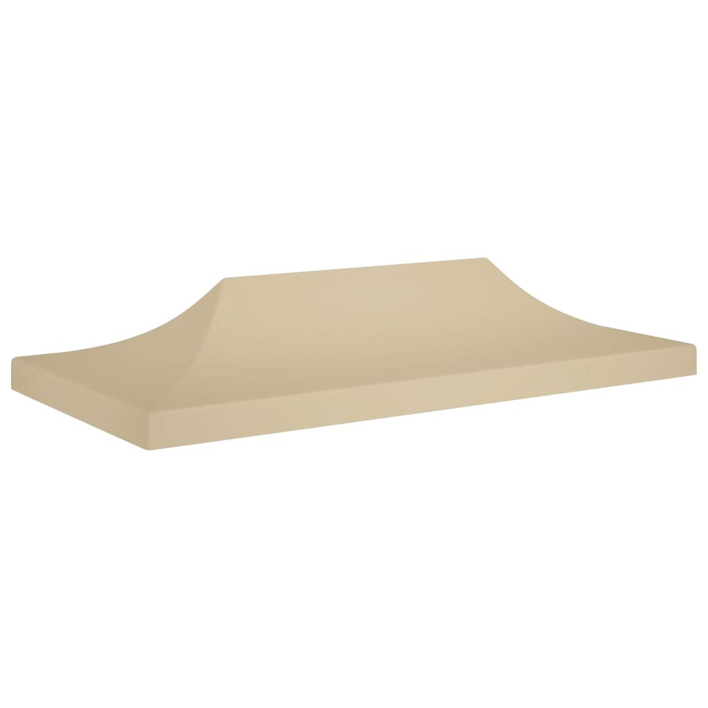 Teltduk for festtelt 6x3 m beige 270 g/m²