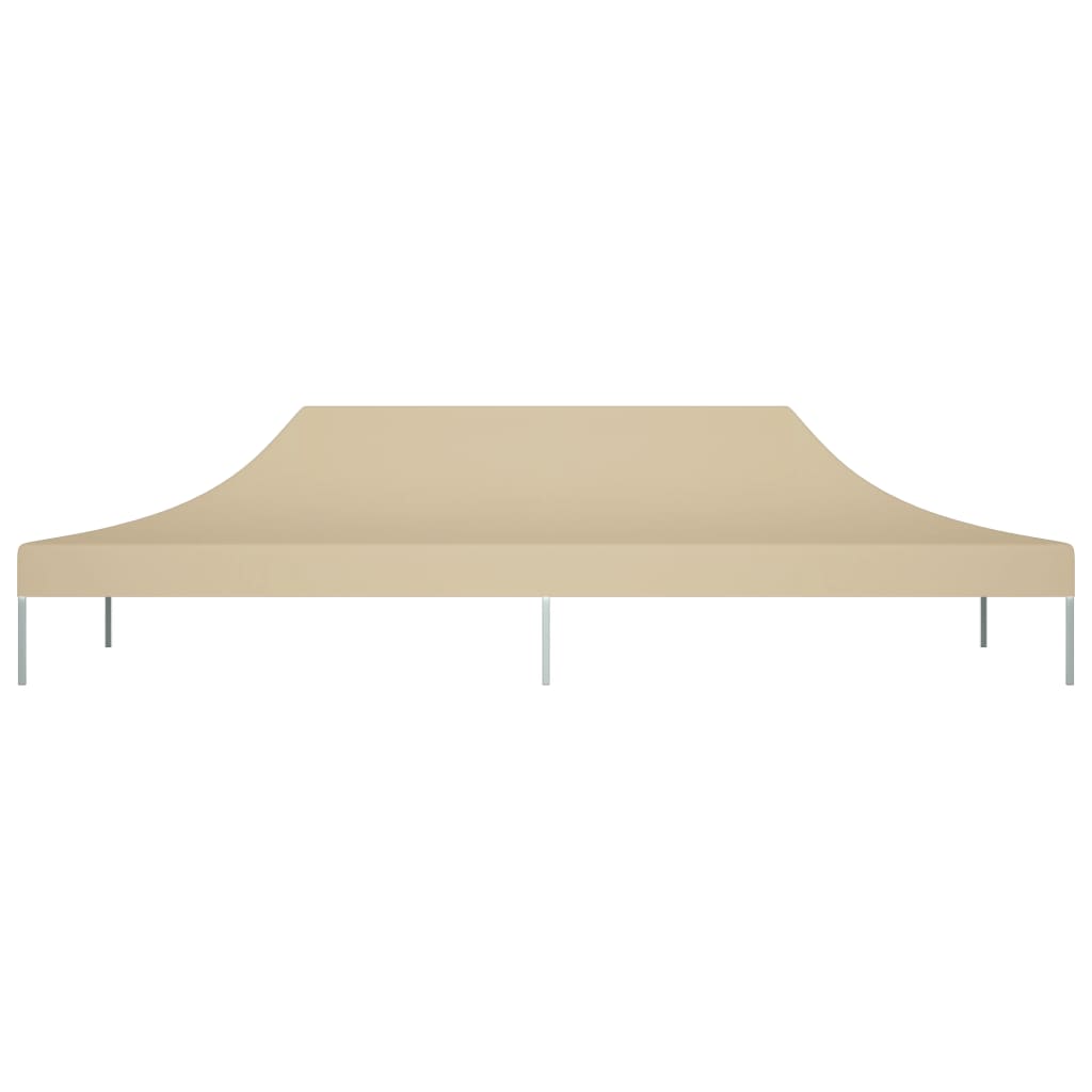 Teltduk for festtelt 6x3 m beige 270 g/m²