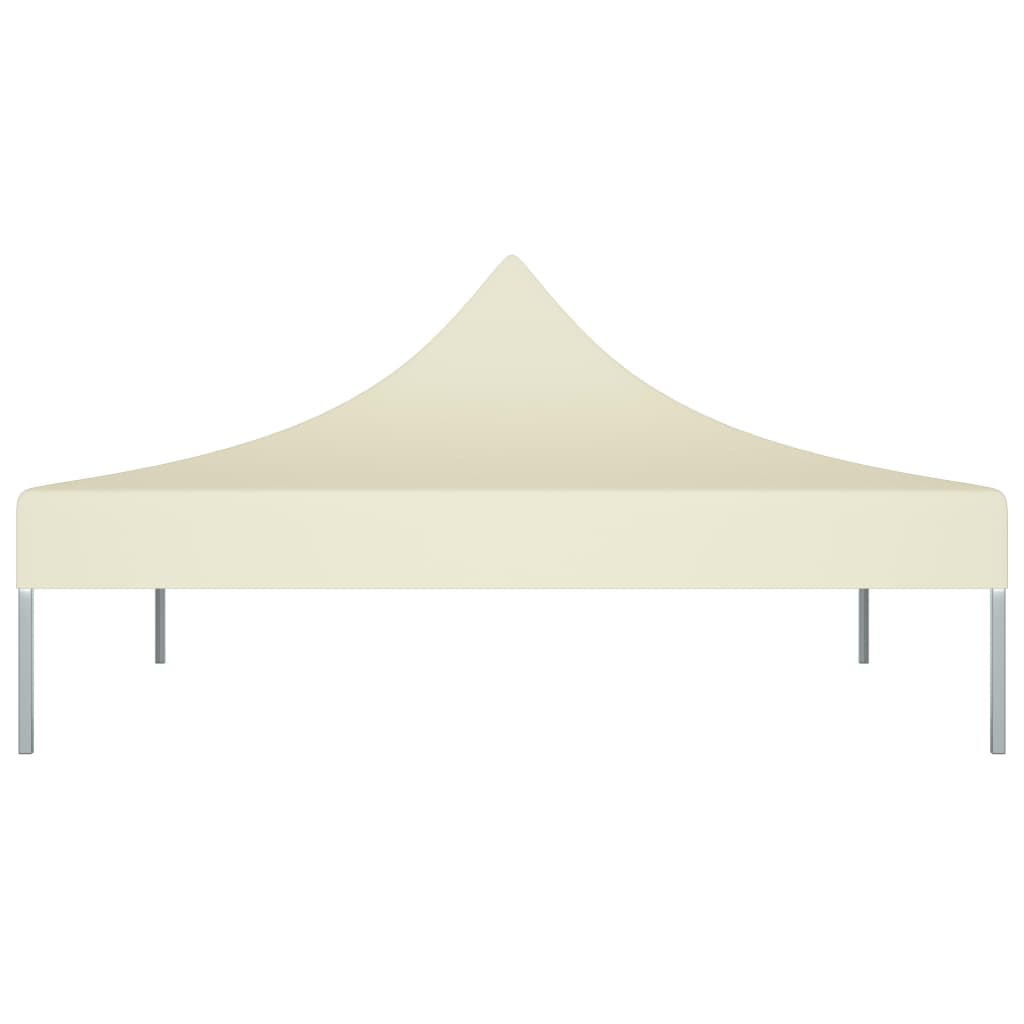 Teltduk for festtelt 2x2 m kremhvit 270 g/m²